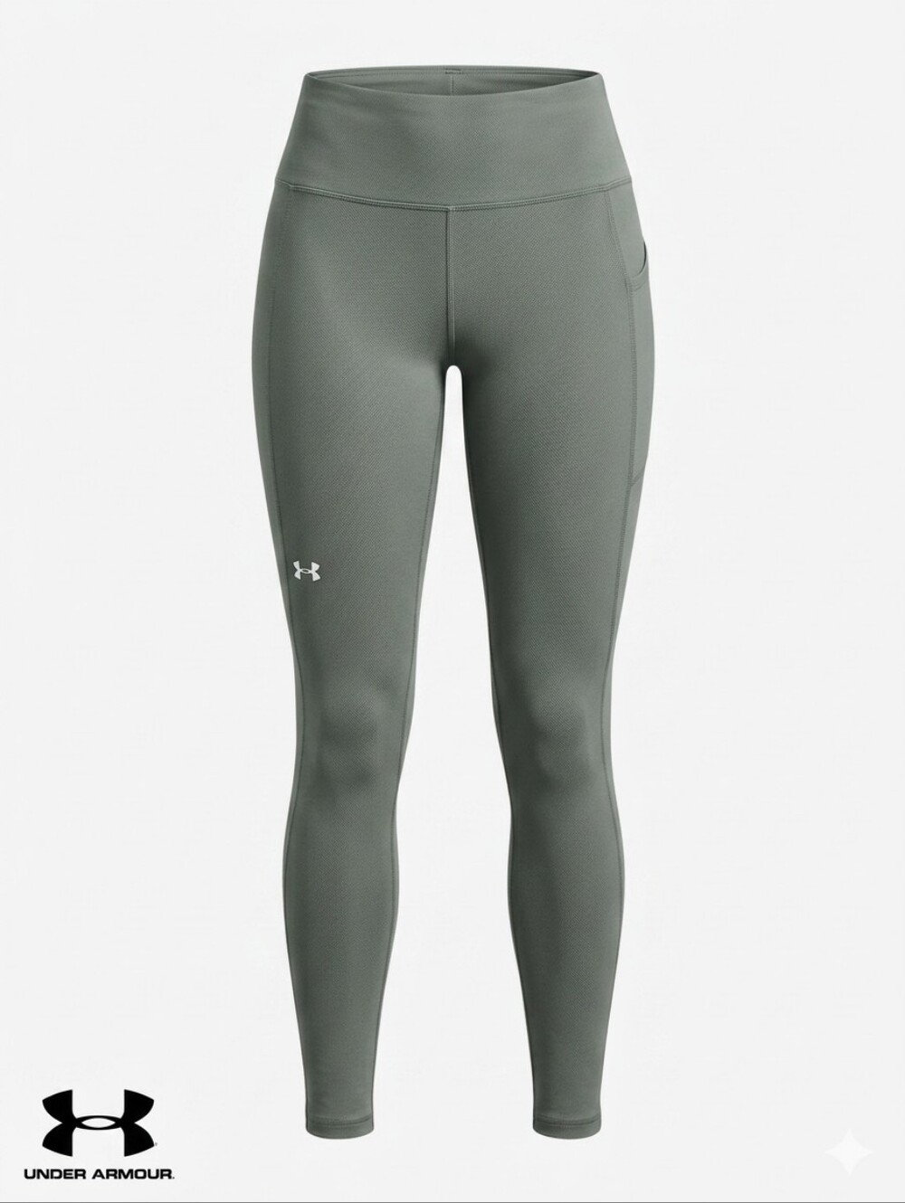 Under Armour Tech Compression Leggings High Rise Womens XXL 2XL New Gym Green